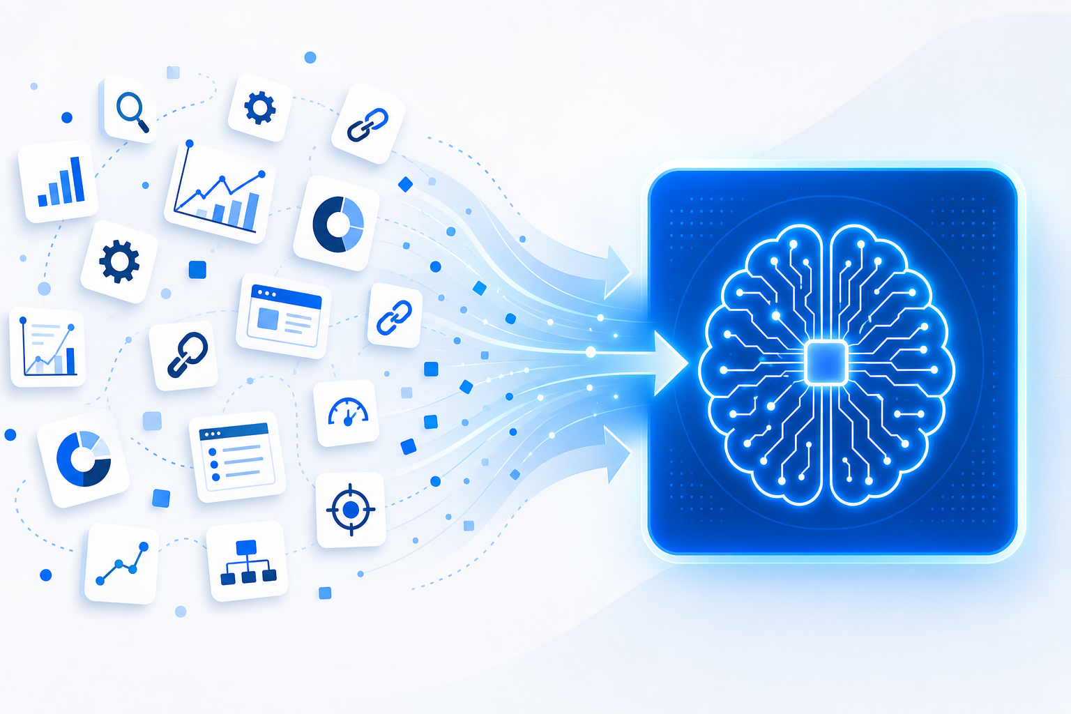 AI agent consolidating a fragmented SEO tool stack